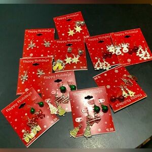 Christmas Earring Sets Nickel-free - All for $30
